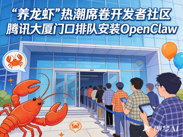 “养龙虾”热潮席卷开发者社区 腾讯大厦门口排队安装OpenClaw